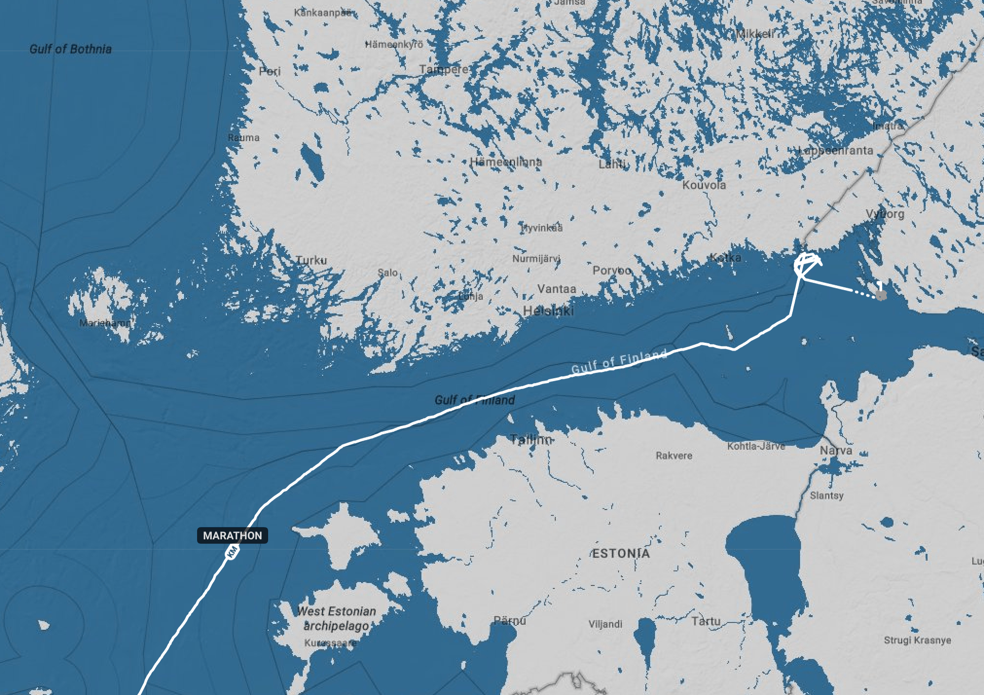 Скриншот: Starboard Maritime Intelligence