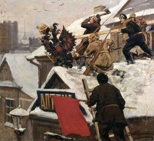 «Долой орла!» Художник Иван Владимиров