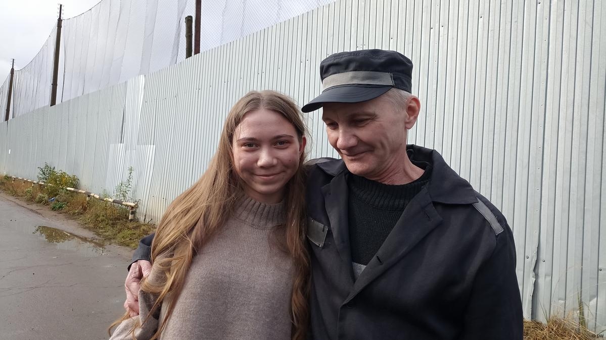 Алексей Москалëв и его дочь Маша